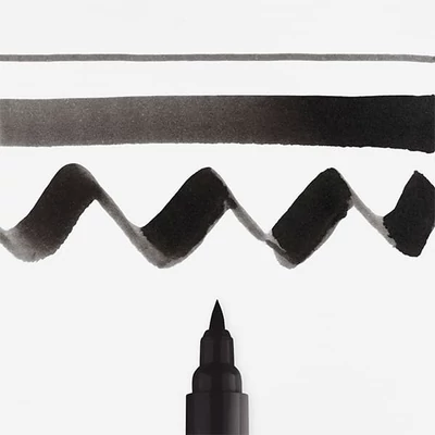 Talens Ecoline Brush Pen akvarell ecsetfilc - 700, black