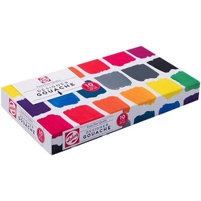 Talens Extra Fine gouache festék készlet - 10x20 ml, basic set