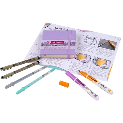 Talens Art Creation Happiness Journal rajzkészlet, 7 db-os