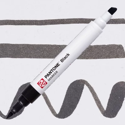 Talens Pantone kétvégű ecsetfilc - black