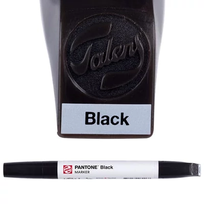 Talens Pantone kétvégű ecsetfilc - black