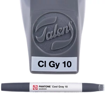 Talens Pantone kétvégű ecsetfilc - cool gray 10