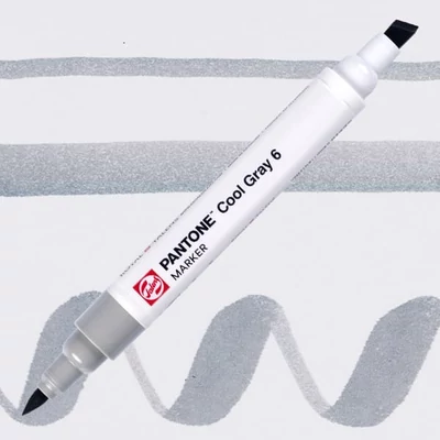 Talens Pantone kétvégű ecsetfilc - cool gray 6