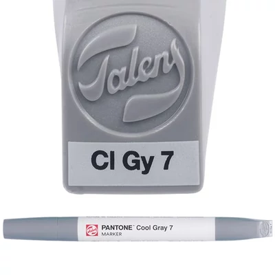 Talens Pantone kétvégű ecsetfilc - cool gray 7