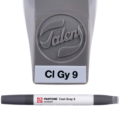 Talens Pantone kétvégű ecsetfilc - cool gray 9
