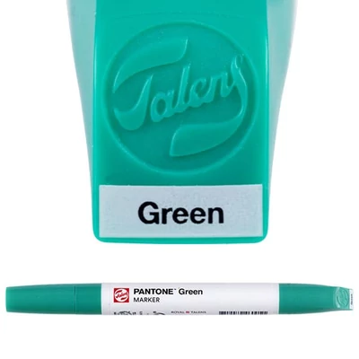 Talens Pantone kétvégű ecsetfilc - green
