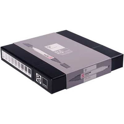 Talens Pantone kétvégű ecsetfilc készlet - 9 db, Cool gray