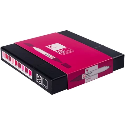 Talens Pantone kétvégű ecsetfilc készlet - 9 db, Cool red