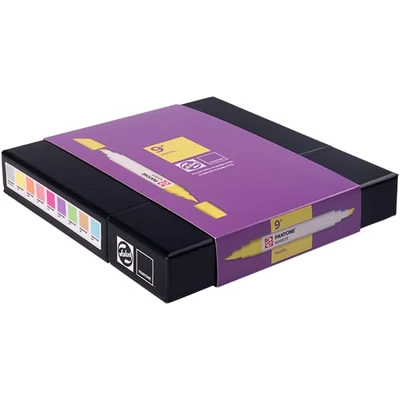 Talens Pantone kétvégű ecsetfilc készlet - 9 db, Pastel