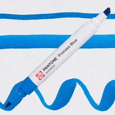 Talens Pantone kétvégű ecsetfilc - process blue