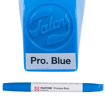 Talens Pantone kétvégű ecsetfilc - process blue