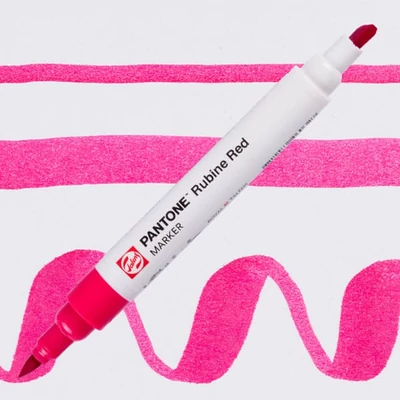 Talens Pantone kétvégű ecsetfilc - rubine red