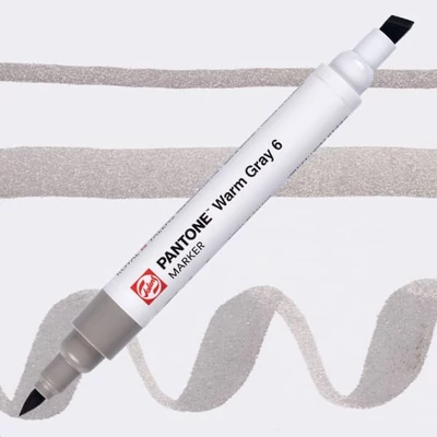 Talens Pantone kétvégű ecsetfilc - warm gray 6