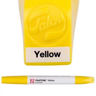 Talens Pantone kétvégű ecsetfilc - yellow