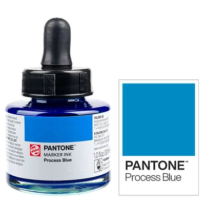 Talens Pantone marker tinta, 30 ml - process blue