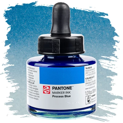 Talens Pantone marker tinta, 30 ml - process blue