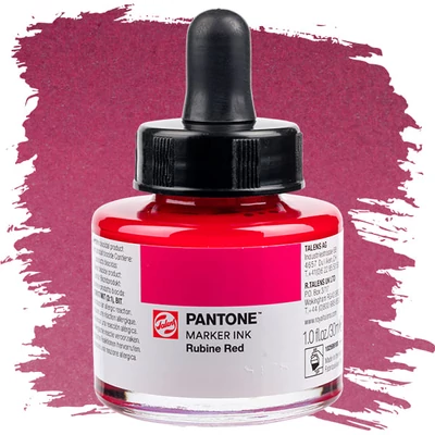 Talens Pantone marker tinta, 30 ml - rubine red
