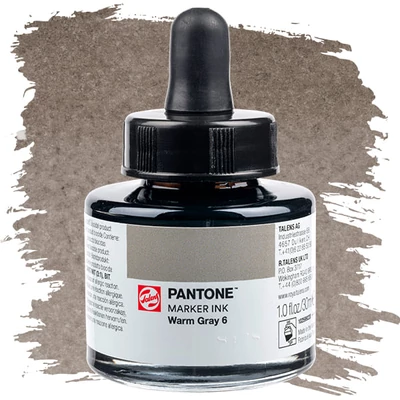 Talens Pantone marker tinta, 30 ml - warm gray 6