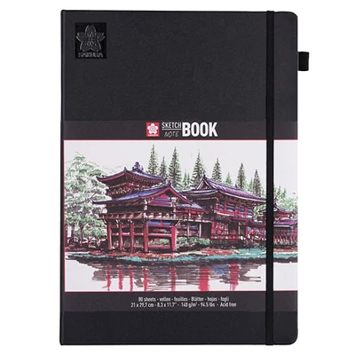 Sakura Sketch/note book jegyzet- és vázlatfüzet, krémszínű papír -  A4