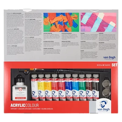 Talens Van Gogh akril festőkészlet - Combi Set: 14 db-os