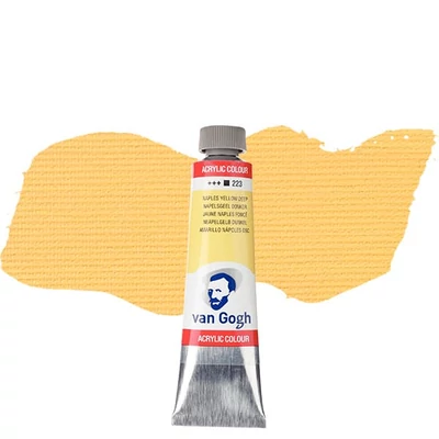 Talens Van Gogh akrilfesték, 40 ml - 223, naples yellow deep