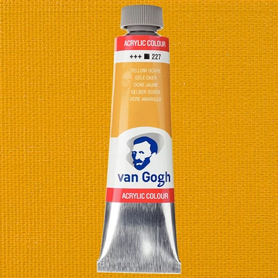 Talens Van Gogh akrilfesték, 40 ml - 227, yellow ochre