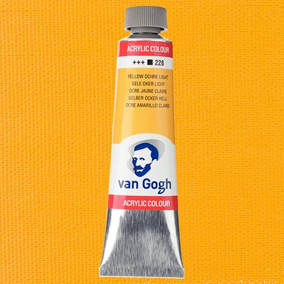 Talens Van Gogh akrilfesték, 40 ml - 228, yellow ochre light