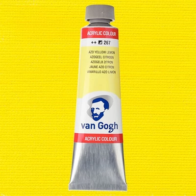 Talens Van Gogh akrilfesték, 40 ml - 267, azo yellow lemon