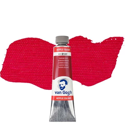 Talens Van Gogh akrilfesték, 40 ml - 322, carmine deep