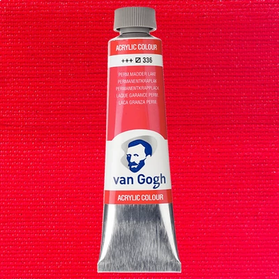 Talens Van Gogh akrilfesték, 40 ml - 336, permanent madder lake