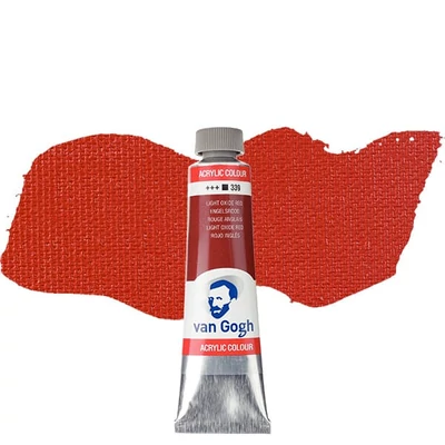 Talens Van Gogh akrilfesték, 40 ml - 339, light oxide red