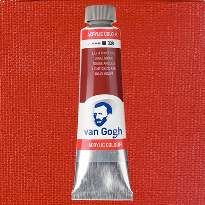 Talens Van Gogh akrilfesték, 40 ml - 339, light oxide red