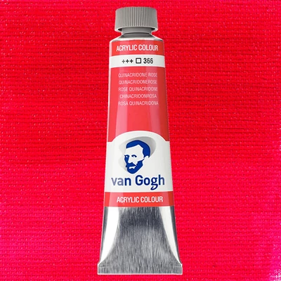 Talens Van Gogh akrilfesték, 40 ml - 366, quinacridone rose