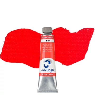 Talens Van Gogh akrilfesték, 40 ml - 398, naphthol red light
