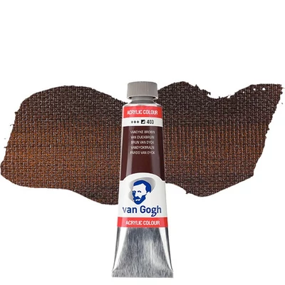 Talens Van Gogh akrilfesték, 40 ml - 403, vandyke brown