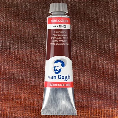 Talens Van Gogh akrilfesték, 40 ml - 409, burnt umber