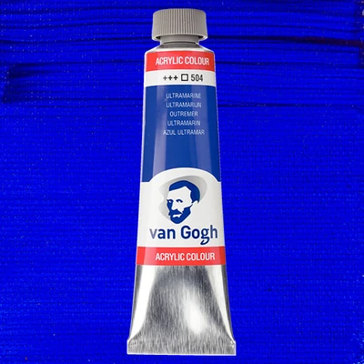 Talens Van Gogh akrilfesték, 40 ml - 504, ultramarine