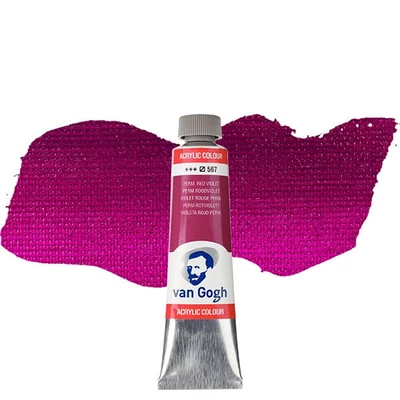 Talens Van Gogh akrilfesték, 40 ml - 567, permanent red violet