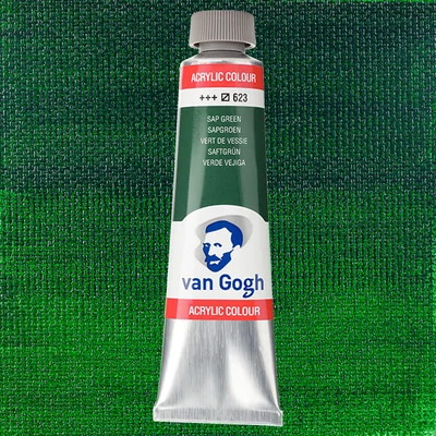 Talens Van Gogh akrilfesték, 40 ml - 623, sap green