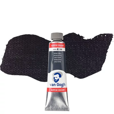 Talens Van Gogh akrilfesték, 40 ml - 708, paynes grey