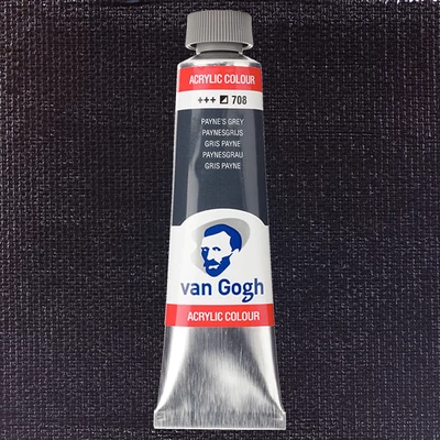 Talens Van Gogh akrilfesték, 40 ml - 708, paynes grey