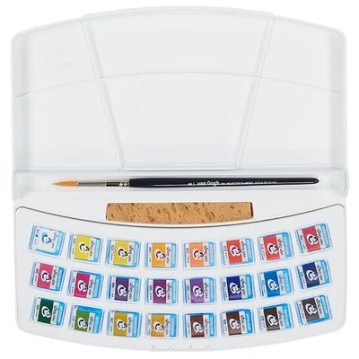 Talens Van Gogh akvarellfesték készlet - 24 db, Botanical Selection