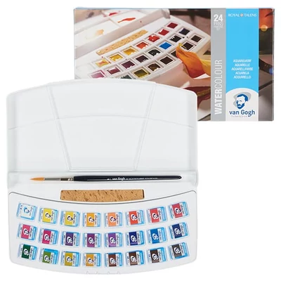Talens Van Gogh akvarellfesték készlet - 24 db, Botanical Selection