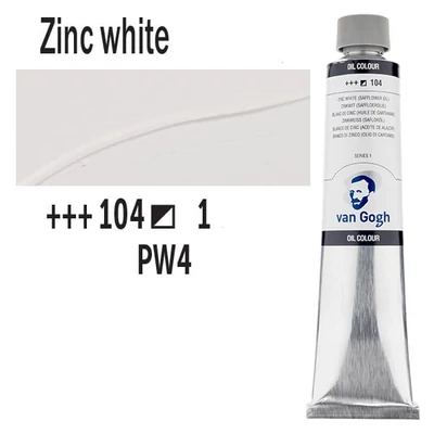 Talens Van Gogh olajfesték, 200 ml - 104, zinc white