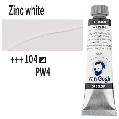 Talens Van Gogh olajfesték, 40 ml - 104, zinc white