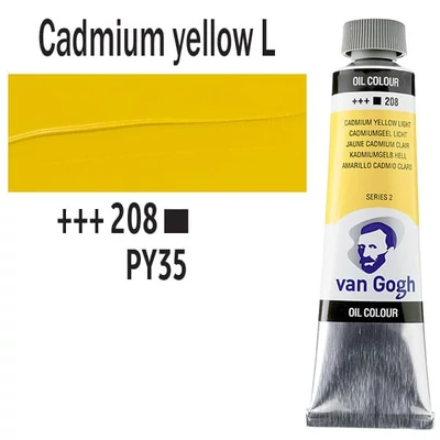 Talens Van Gogh olajfesték, 40 ml - 208, cadmium yellow light