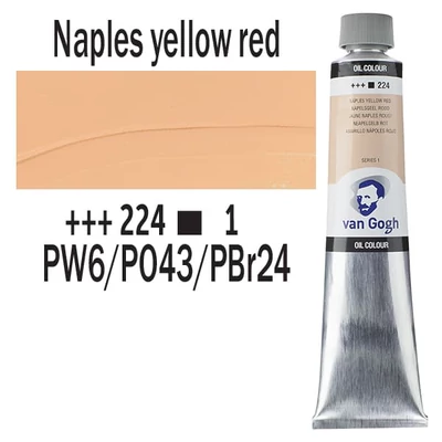 Talens Van Gogh olajfesték, 200 ml - 224, naples yellow red