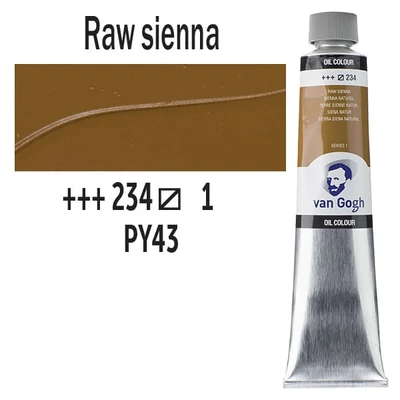 Talens Van Gogh olajfesték, 200 ml - 234, raw sienna