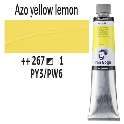 Talens Van Gogh olajfesték, 200 ml - 267, azo yellow lemon