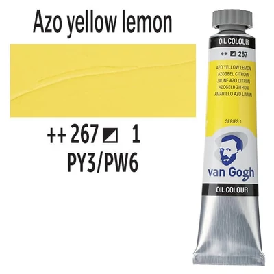 Talens Van Gogh olajfesték, 20 ml - 267, azo yellow lemon
